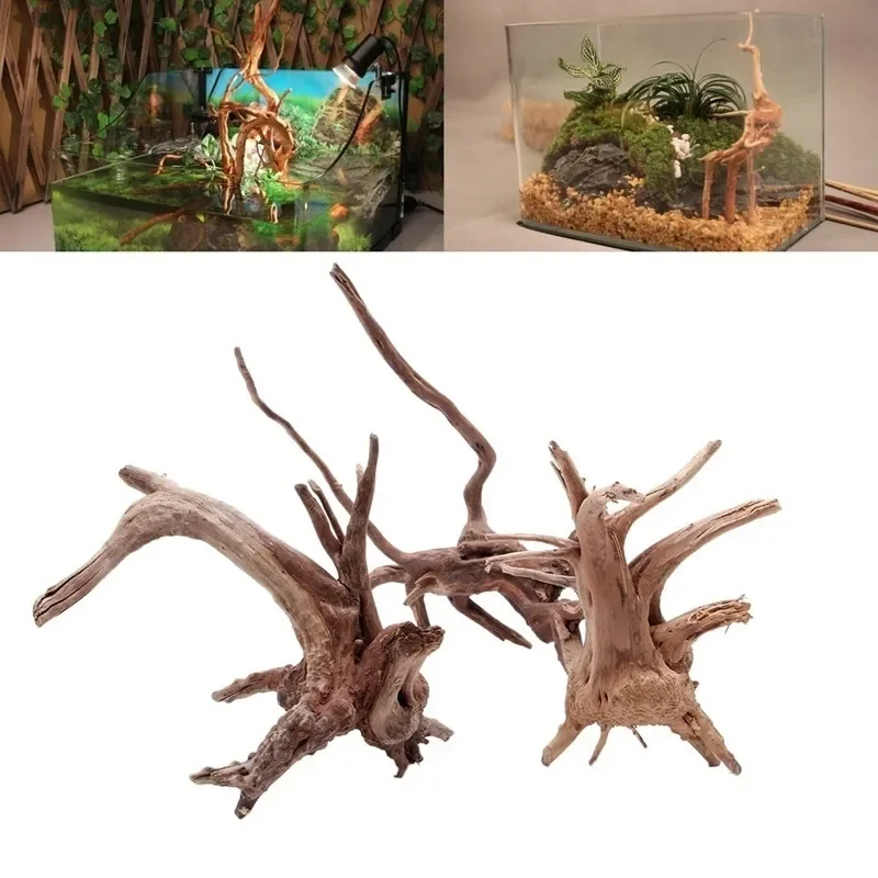 Aquarium Fish Tank Price - 水族館、魚のタンク、爬虫類の根の植物、木の装飾、装飾アクセサリーのための自然な木のトランクの流木