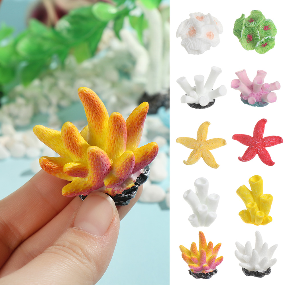 Aquarium Fish Artificial - 樹脂製の人工水族館の装飾,魚,魚,魚,葉,岩,水族館の装飾,手作りの装飾品のシミュレーション