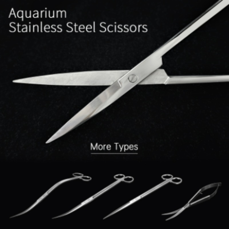 Aquarium Fish Quarantine - ウィークアクア ステンレス製 水草用ハサミシリーズ シャープな剪定ツール 水槽用