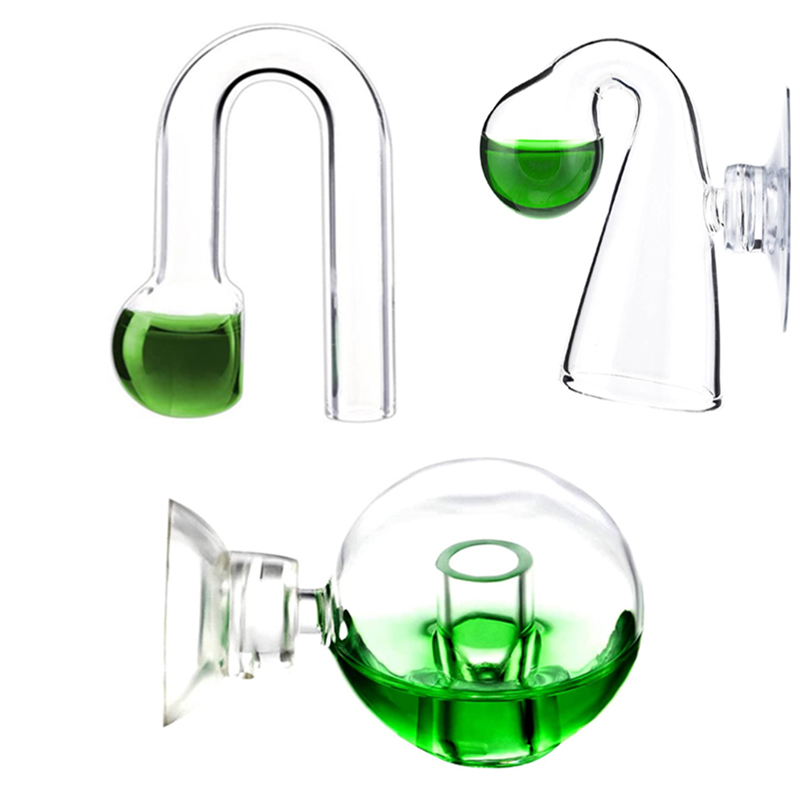 Aquarium Fish Buy - 拡散ガラス CO2 ドロップチェッカー水族館ハングオン CO2 モニターセンサー検出器インジケータ水槽水生植栽タンクテスト PH