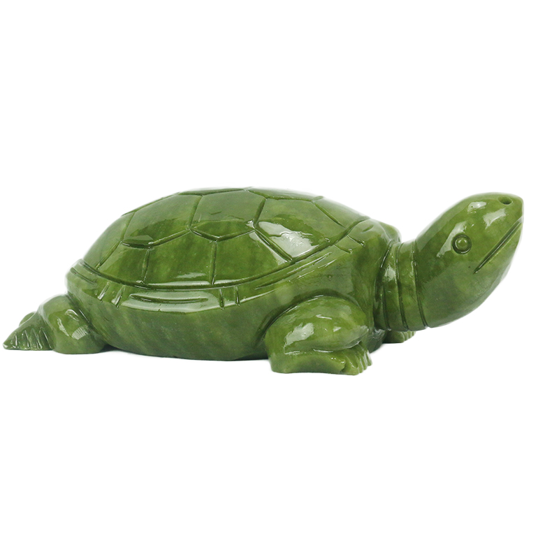 天然翡翠/亀の彫刻/家の装飾/風水装飾品/水槽玄関風水良いオ - Aquarium Fish Tank Price のレビューと価格