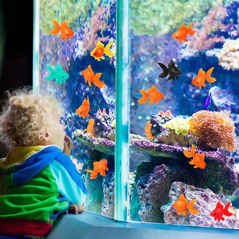 人工魚の形をした水槽,魚の装飾が施されたプラスチック製の水槽 - Aquarium Fish Artificial のレビューと価格