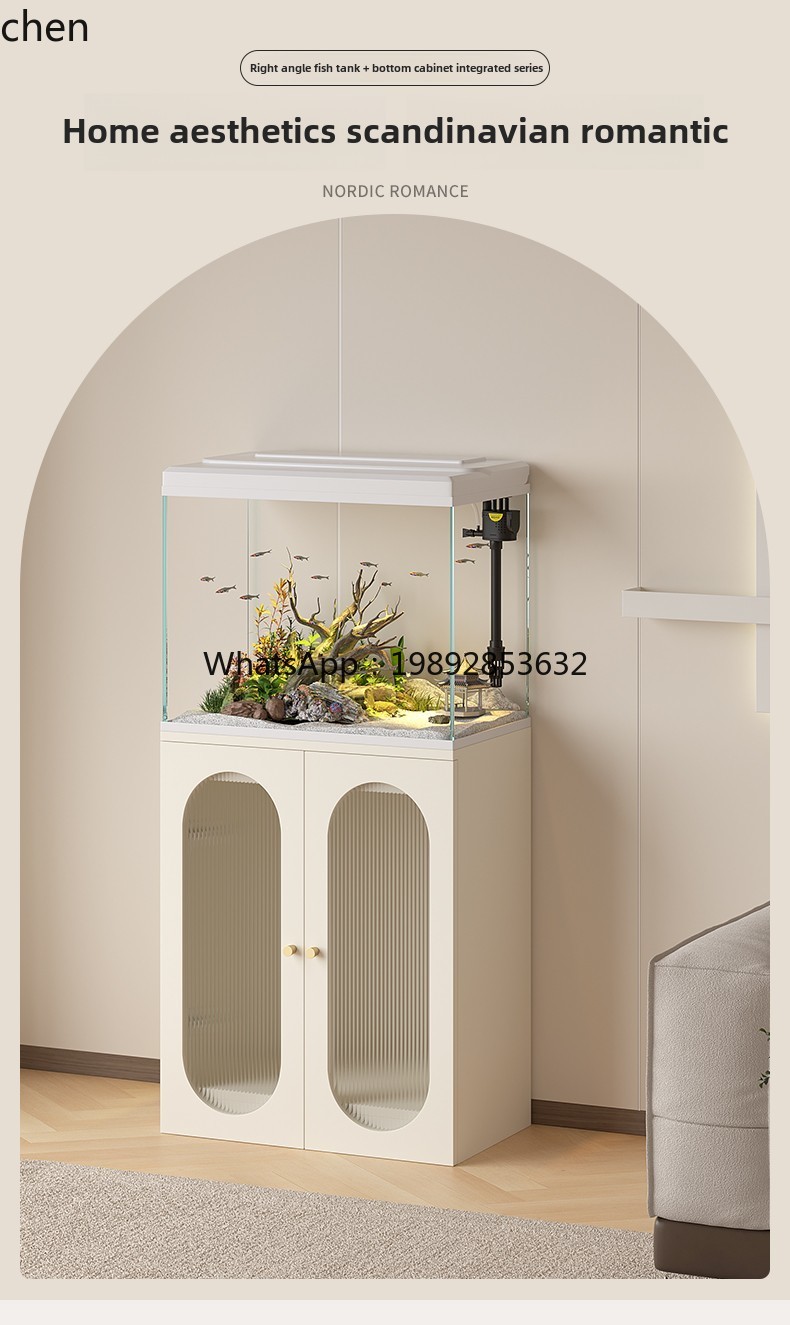 YGG新型水槽ライト高級リビングルーム小型中型家庭用水なし金 - Aquarium Goldfish のレビューと価格