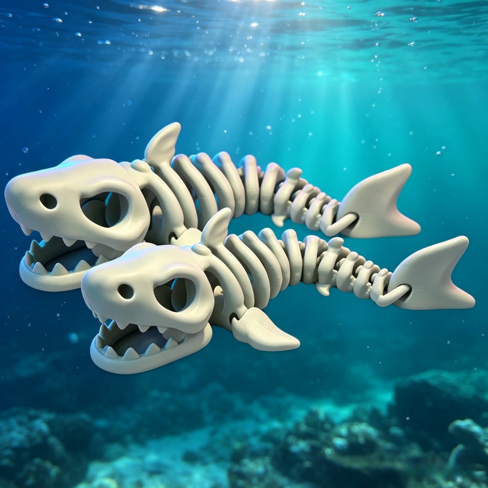サメの骨格水槽装飾品、可動式オーナメント、爬虫類、魚タンクの - Aquarium Fish Buy のレビューと価格