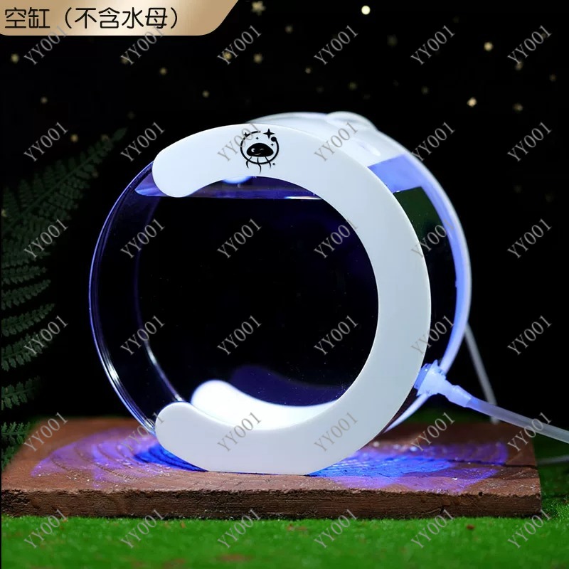 卓上循環式クラゲ水槽　小型ペット飼育ボウル - Aquarium Fish Artificial のレビューと価格