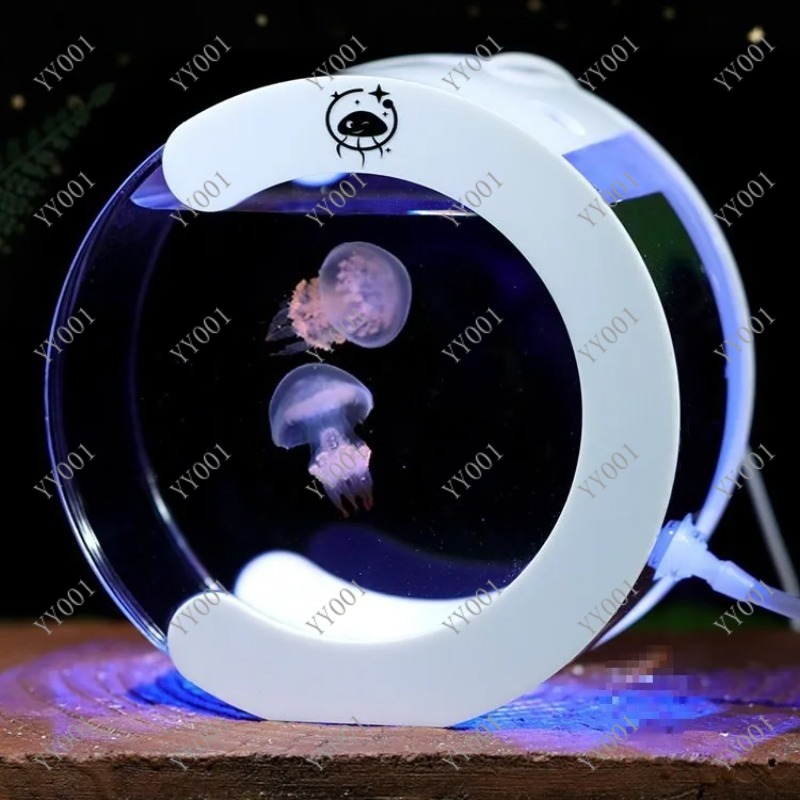 卓上循環式クラゲ水槽　小型ペット飼育ボウル - Aquarium Fish Artificial のレビューと価格