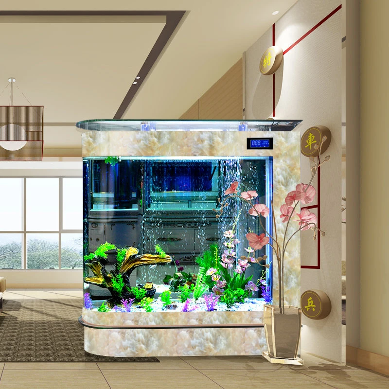 弾丸水槽水族館大型魚グローブパーティション生態ガラス水槽バー - Aquarium Xl のレビューと価格