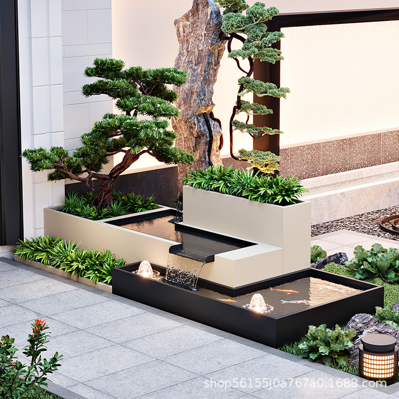 アルミニウム合金製の屋外中庭、流水景観壁、庭園、魚池、花壇の - Aquarium Xl のレビューと価格