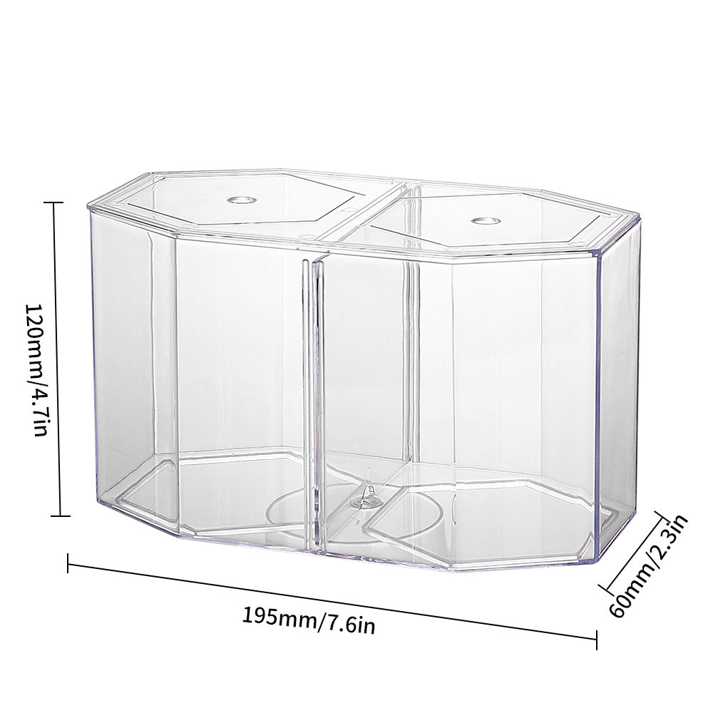 アクリル 2 分割グッピー水槽水族館ベタ金魚鉢透明水族館孵化 - Aquarium Goldfish のレビューと価格