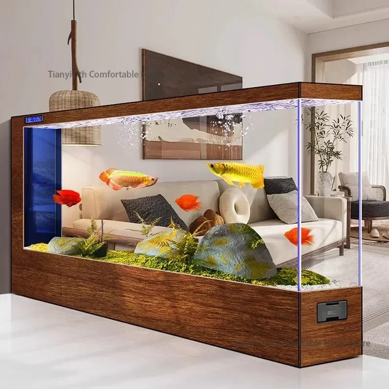 超大型透明高級水槽 オリジナリティデザインを高く評価 長い床 - Aquarium Xl のレビューと価格