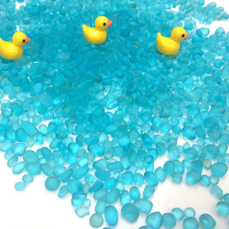 カラフルな石の水槽岩ペット噴水砂庭の装飾ミニチュアテラリウム - Aquarium Fish Buy のレビューと価格