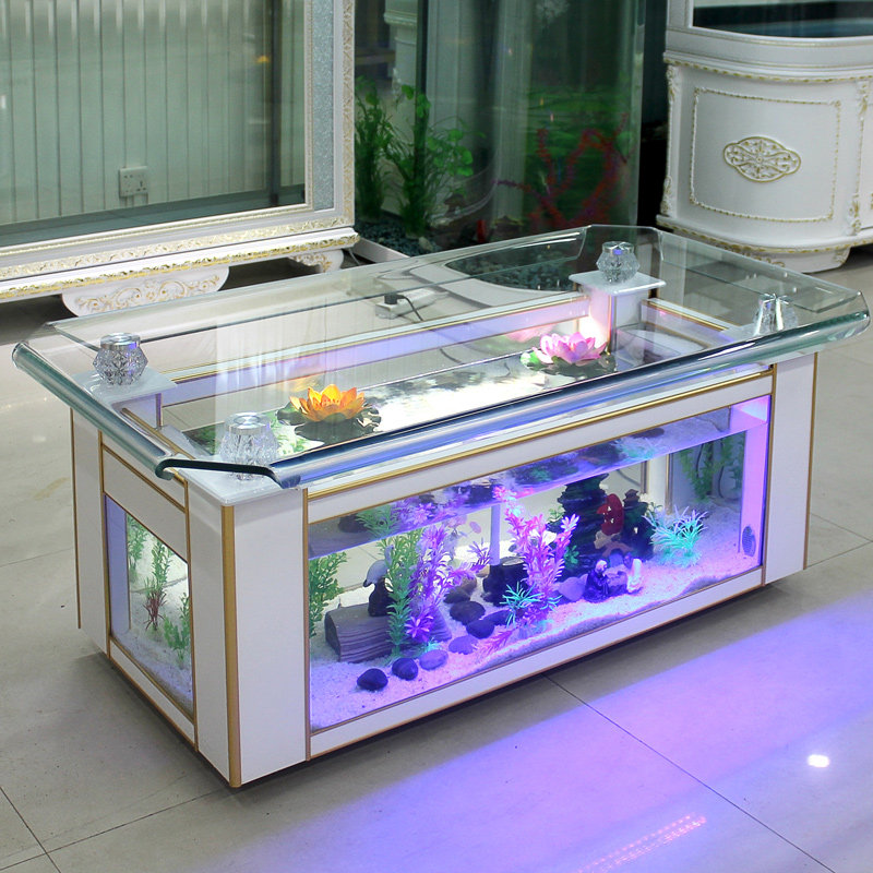西豪 エココーヒーテーブル水槽 アクアリウム ガラス製 長方 - Aquarium Goldfish のレビューと価格