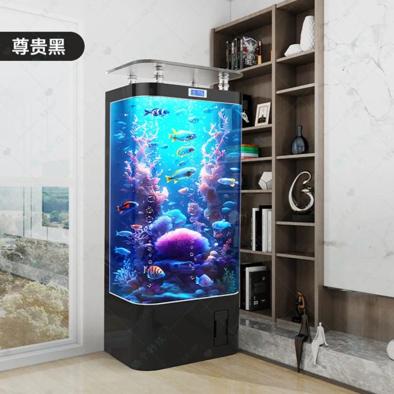 スマート金魚水槽、リビングルーム、家庭用中型縦型フィルター一 - Aquarium Goldfish のレビューと価格