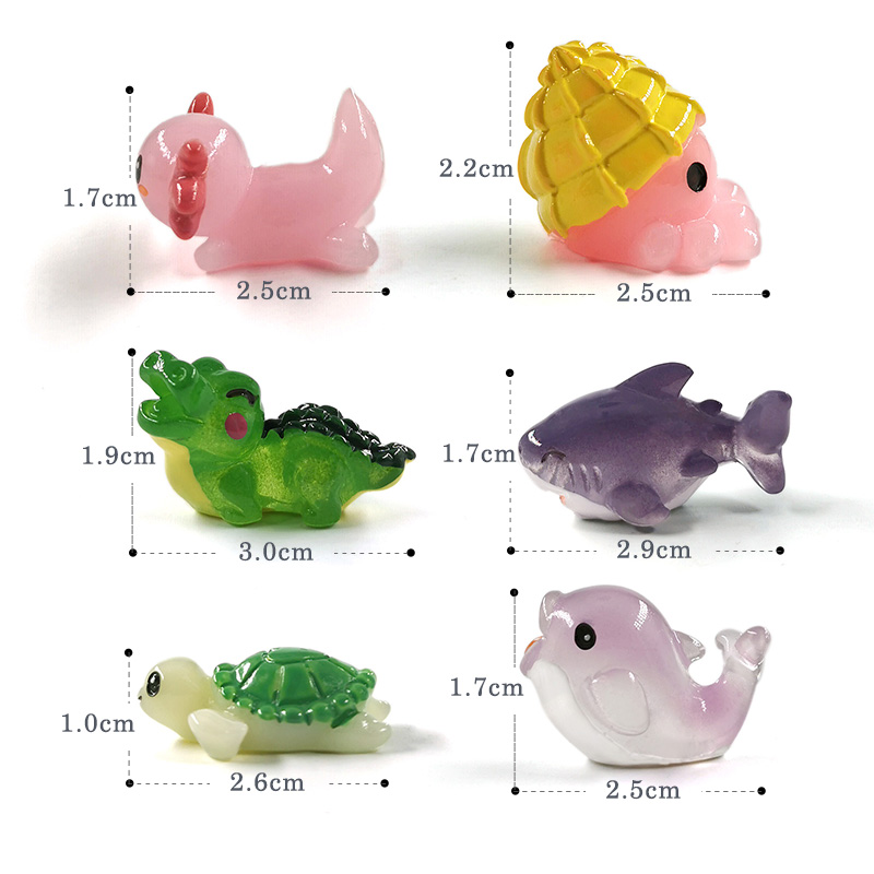 家の装飾のためのモダンなミニチュア漫画の置物,サメ,クジラ, - Aquarium Fish Artificial のレビューと価格