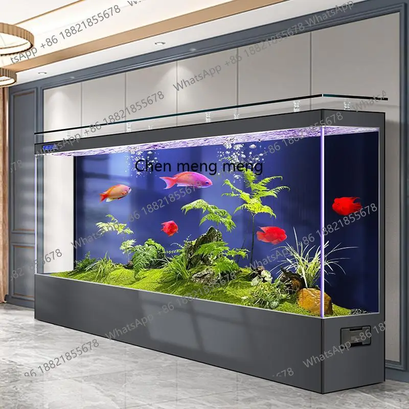 G153 生態水槽、リビングルームに置く大型超白ガラス、水換 - Aquarium Xl のレビューと価格