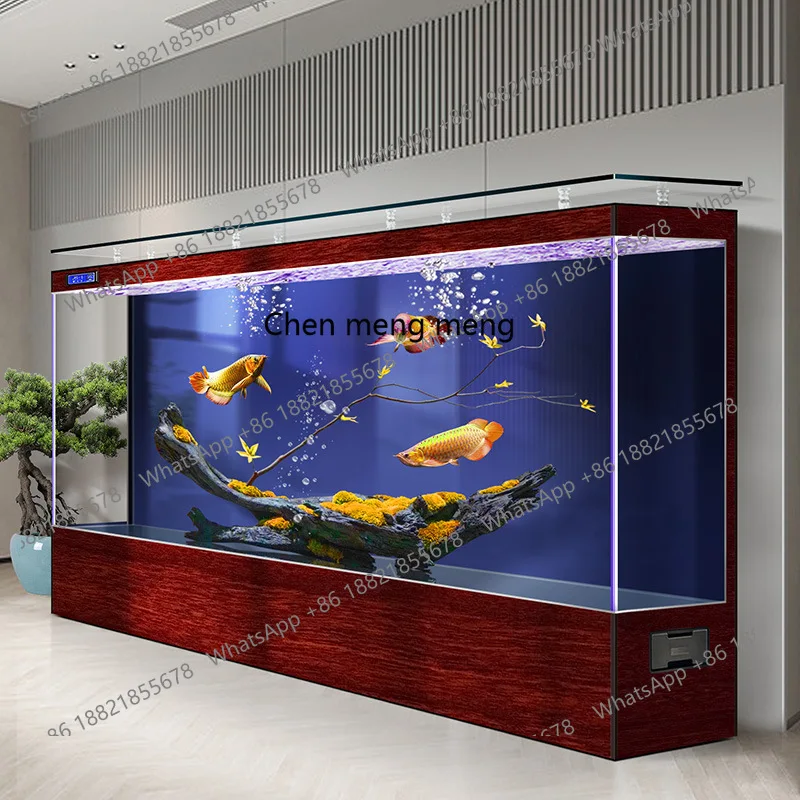 G153 生態水槽、リビングルームに置く大型超白ガラス、水換 - Aquarium Xl のレビューと価格