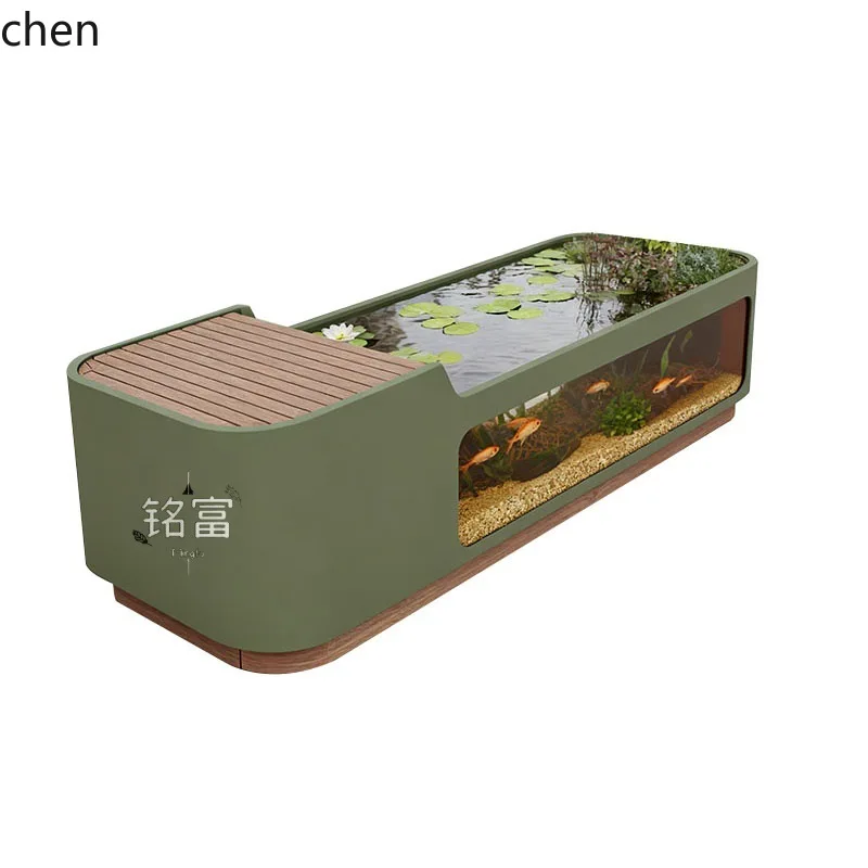 B7- カスタマイズされた循環水魚池フラワーボックス、中庭、 - Aquarium Xl のレビューと価格